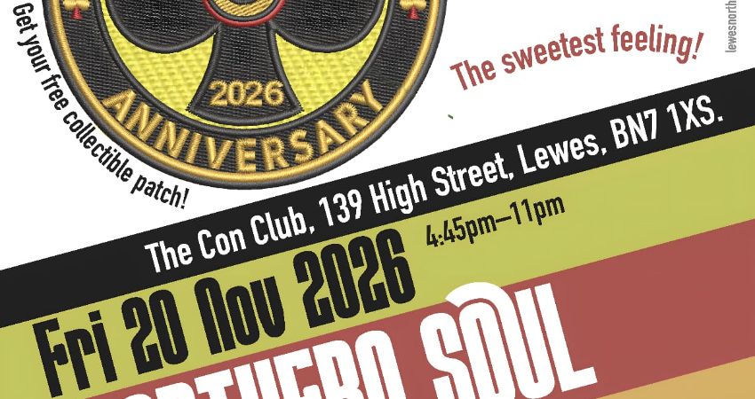Lewes Northern Soul Club 3rd Anniversary Party with The Croupiers Band