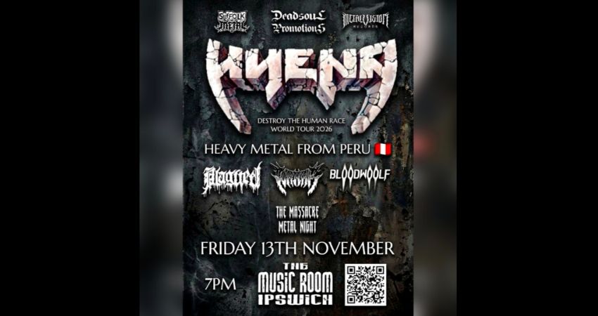 HYENYA (PERU) - LIVE AT THE MUSIC ROOM - IPSWICH 