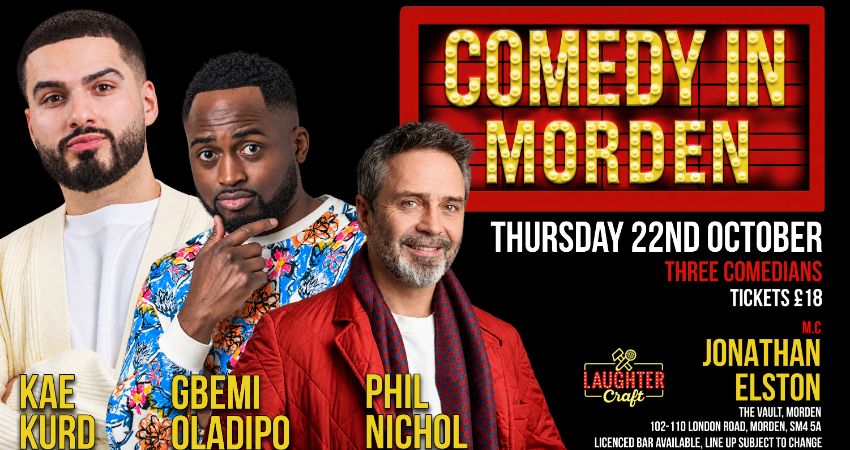 Comedy at the Vault Morden 