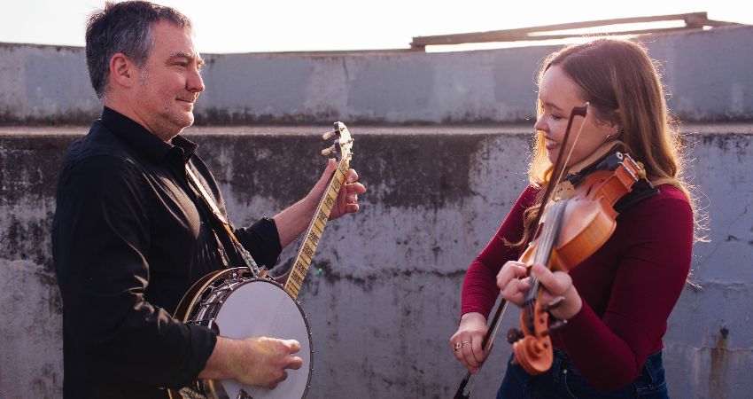 Rachel Davis & Darren McMullen at the Cutty Wren 