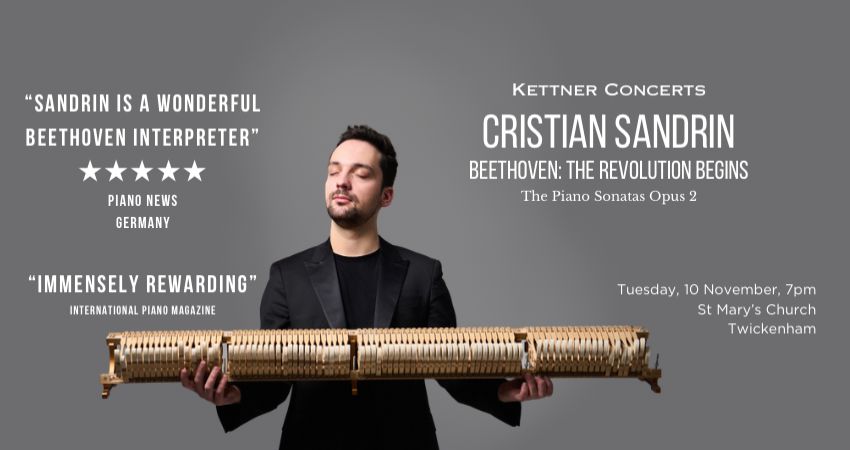 Beethoven: The Revolution Begins | Cristian Sandrin, piano